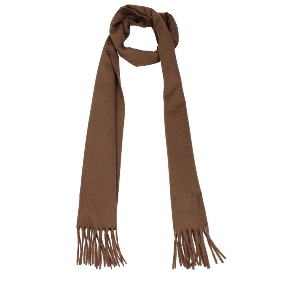 Max Mara Brown Cashmere Women's Scarf